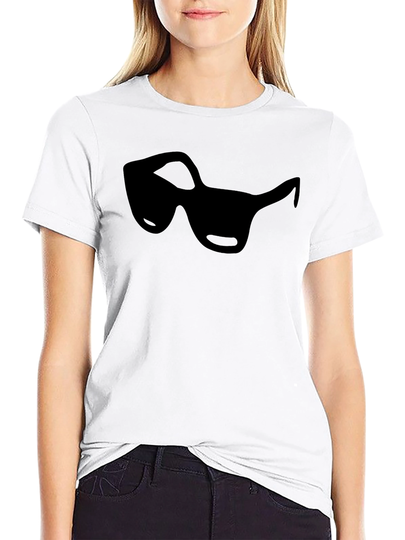 Cool Shades Tee - Black Graphic T-Shirt