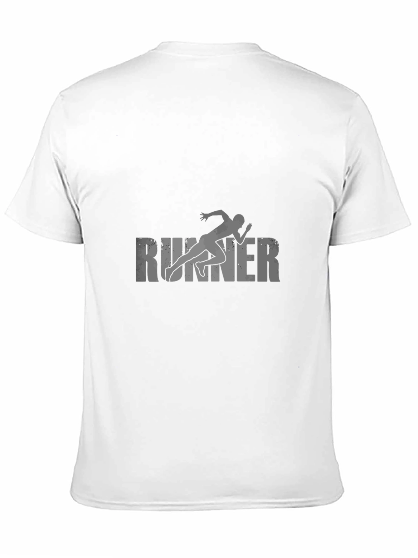 Runner Graphic T-Shirt - Black Casual Tee