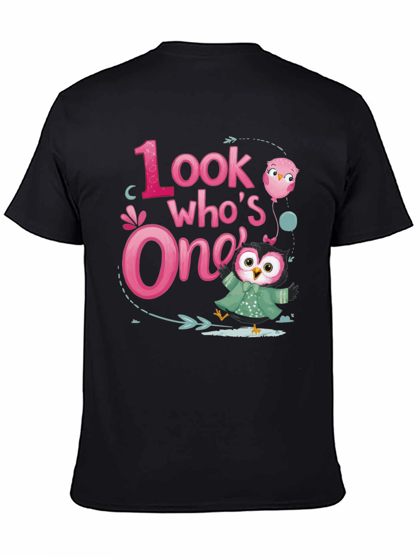 Look Whos One Owl 1st Birthday Party T-Shirt