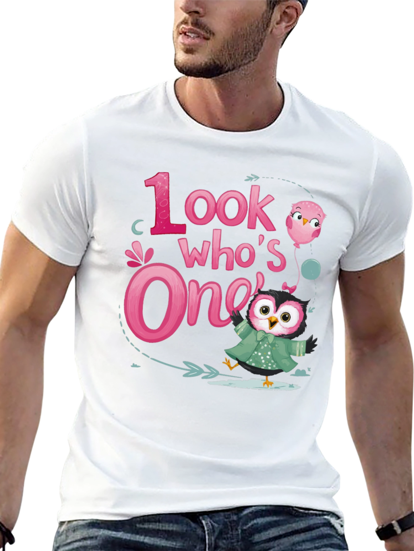 Look Whos One Owl 1st Birthday Party T-Shirt
