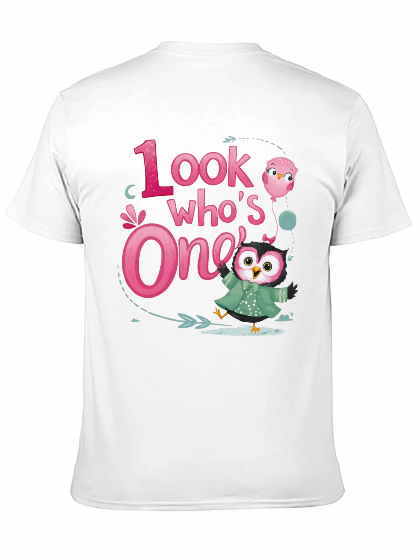 Look Whos One Owl 1st Birthday Party T-Shirt