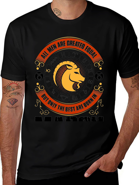 Mens Zodiac Graphic Tee - Born in March