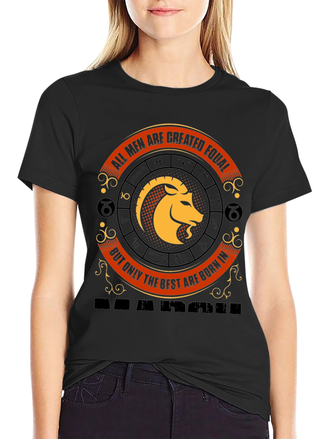 Mens Zodiac Graphic Tee - Born in March