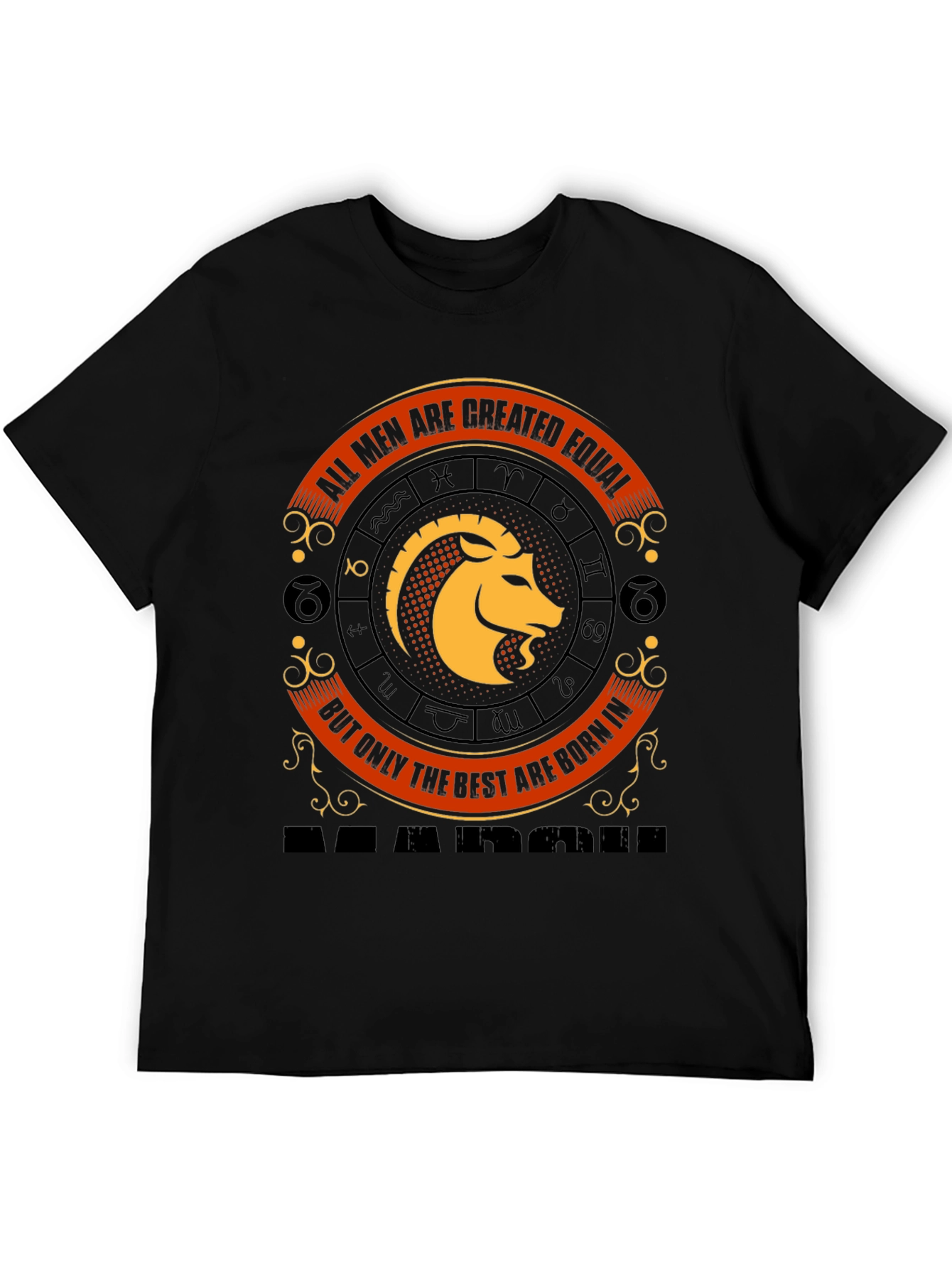 Mens Zodiac Graphic Tee - Born in March