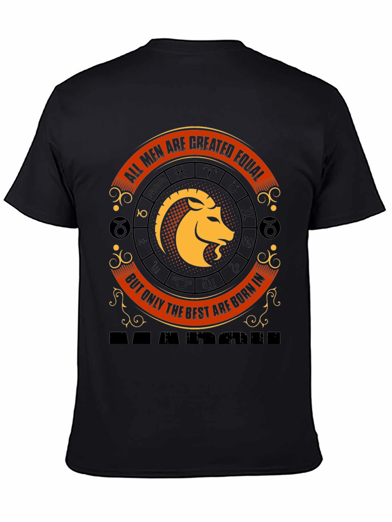 Mens Zodiac Graphic Tee - Born in March