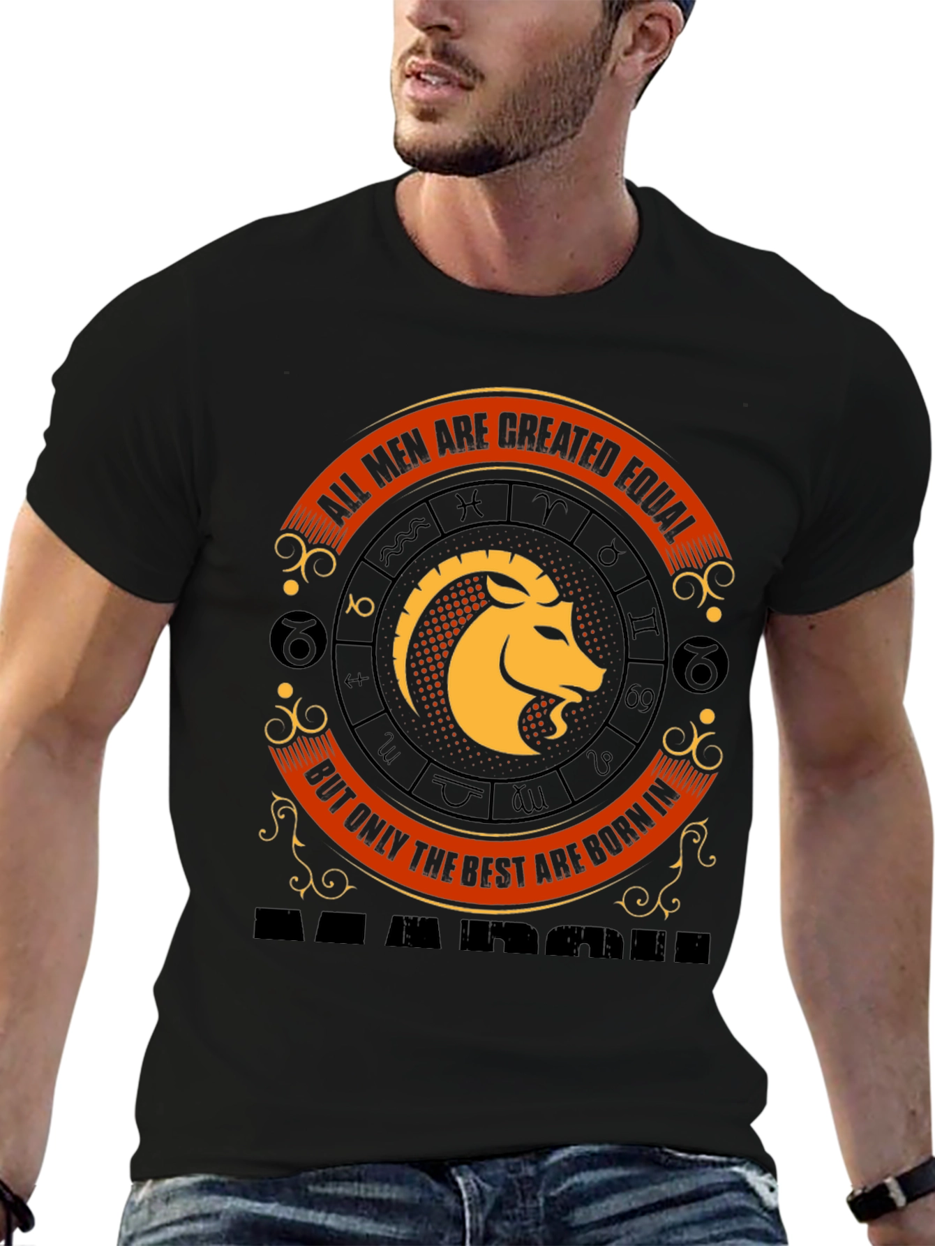 Mens Zodiac Graphic Tee - Born in March