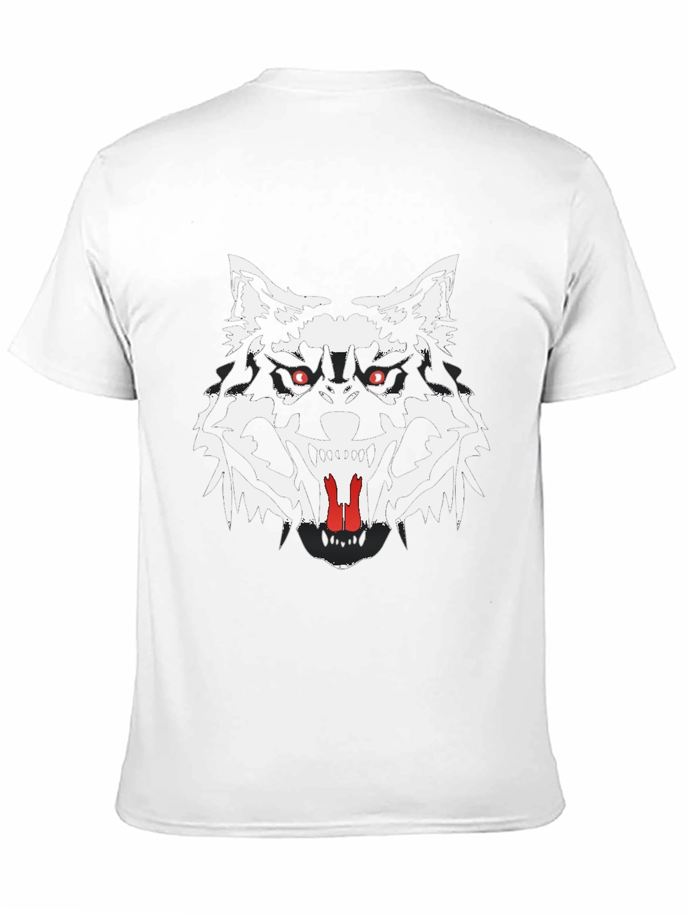 Black Wolf Graphic Tee - Mens Short Sleeve