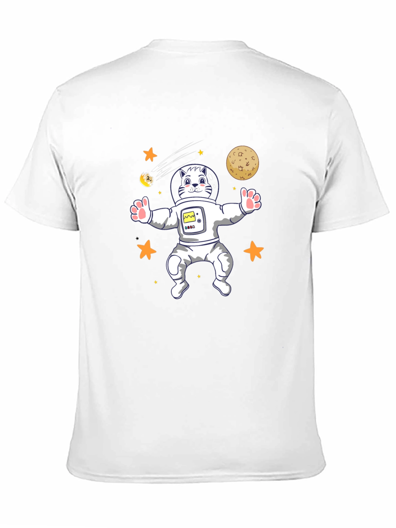 Cat Astronaut T-Shirt - Space Kitten Tee