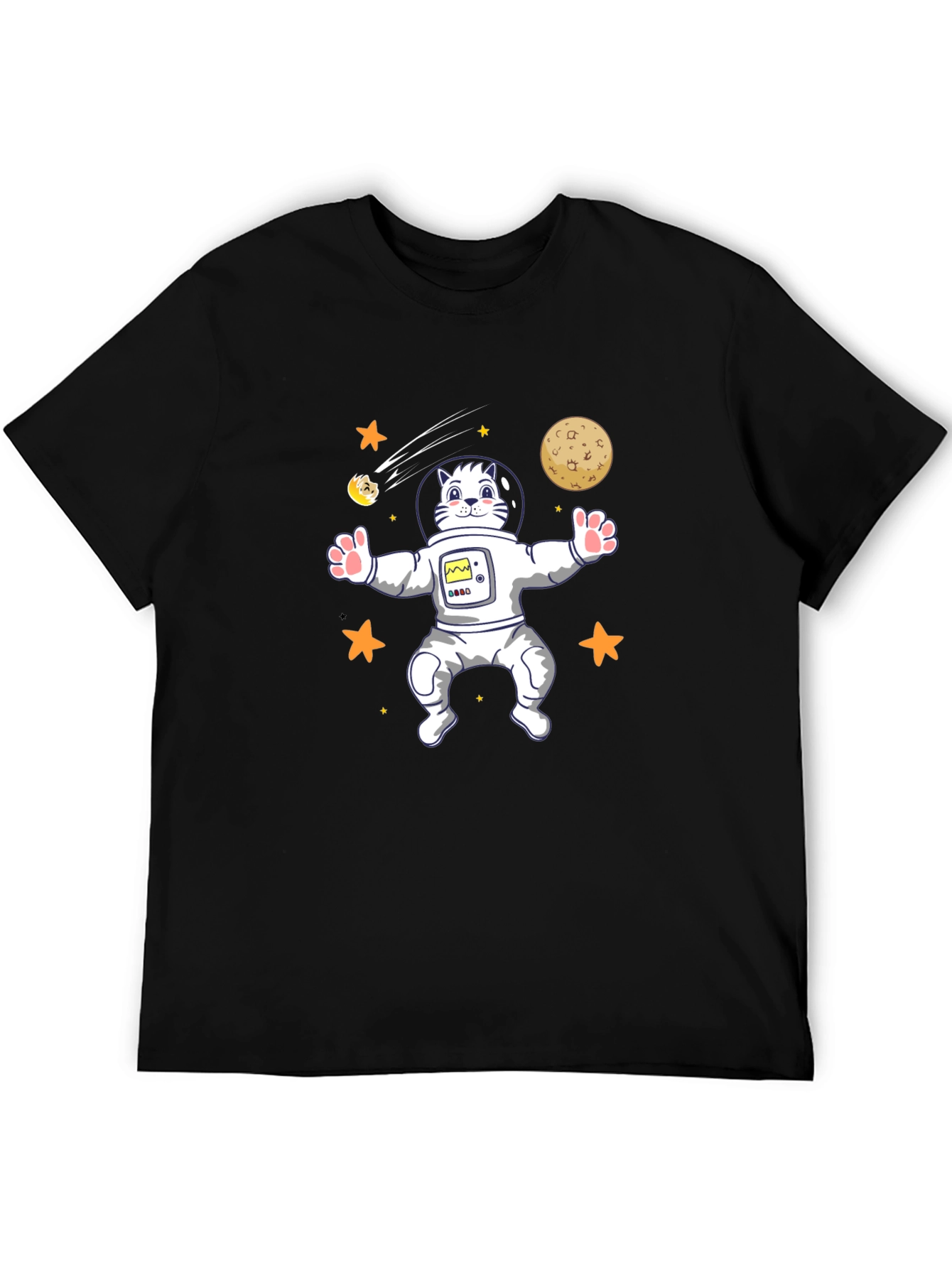 Cat Astronaut T-Shirt - Space Kitten Tee