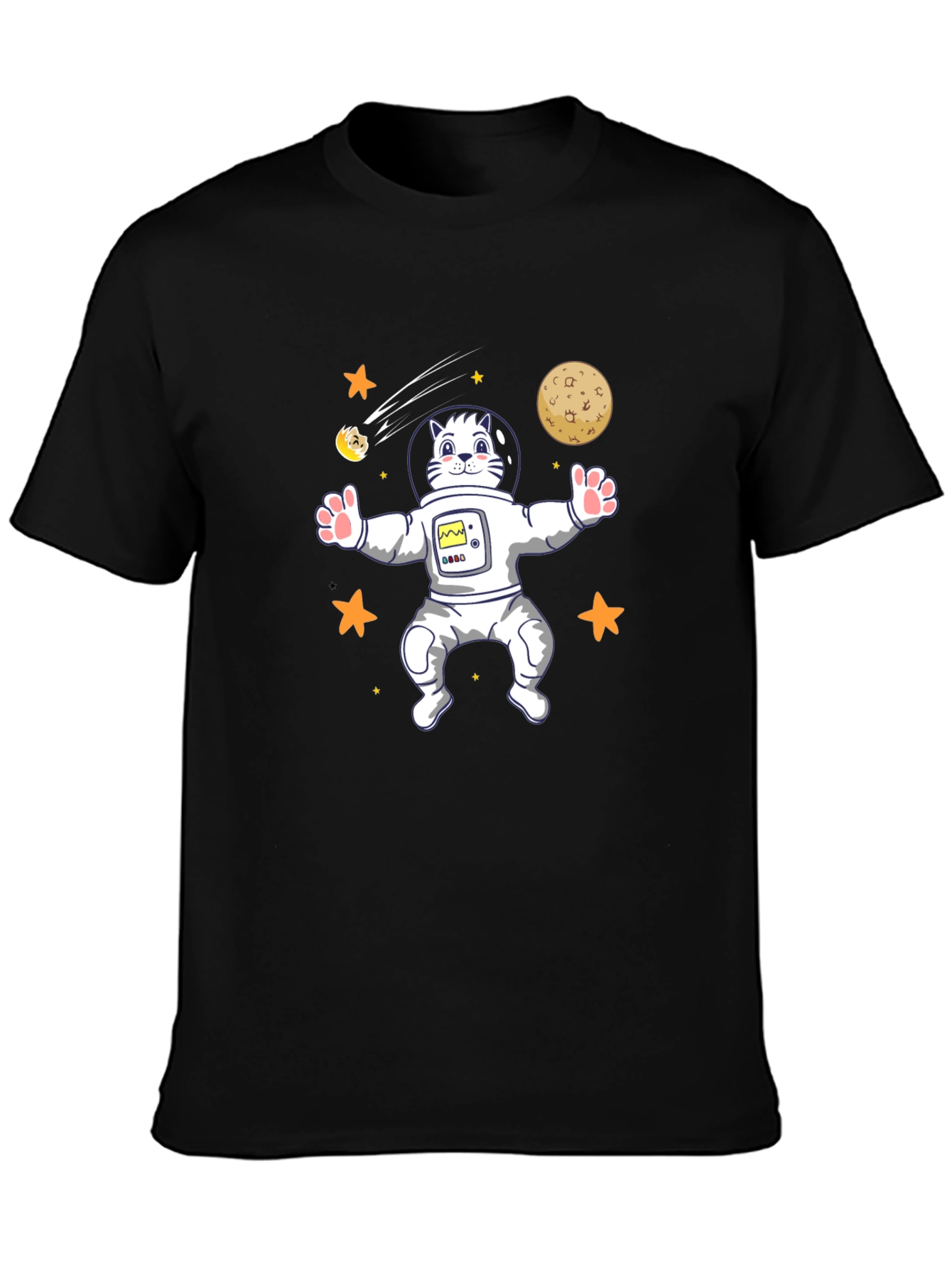 Cat Astronaut T-Shirt - Space Kitten Tee