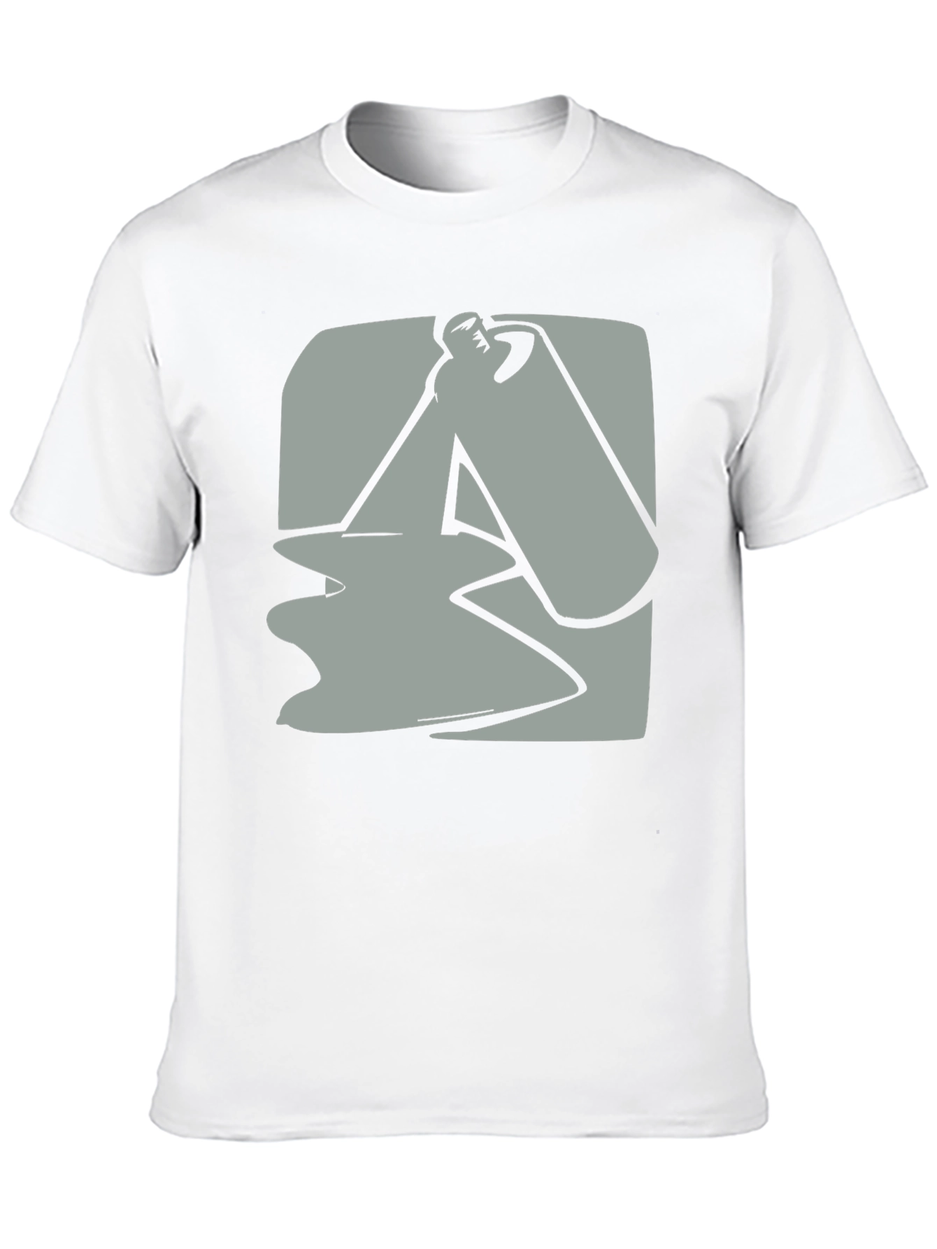 Abstract Spray Paint Graphic Tee