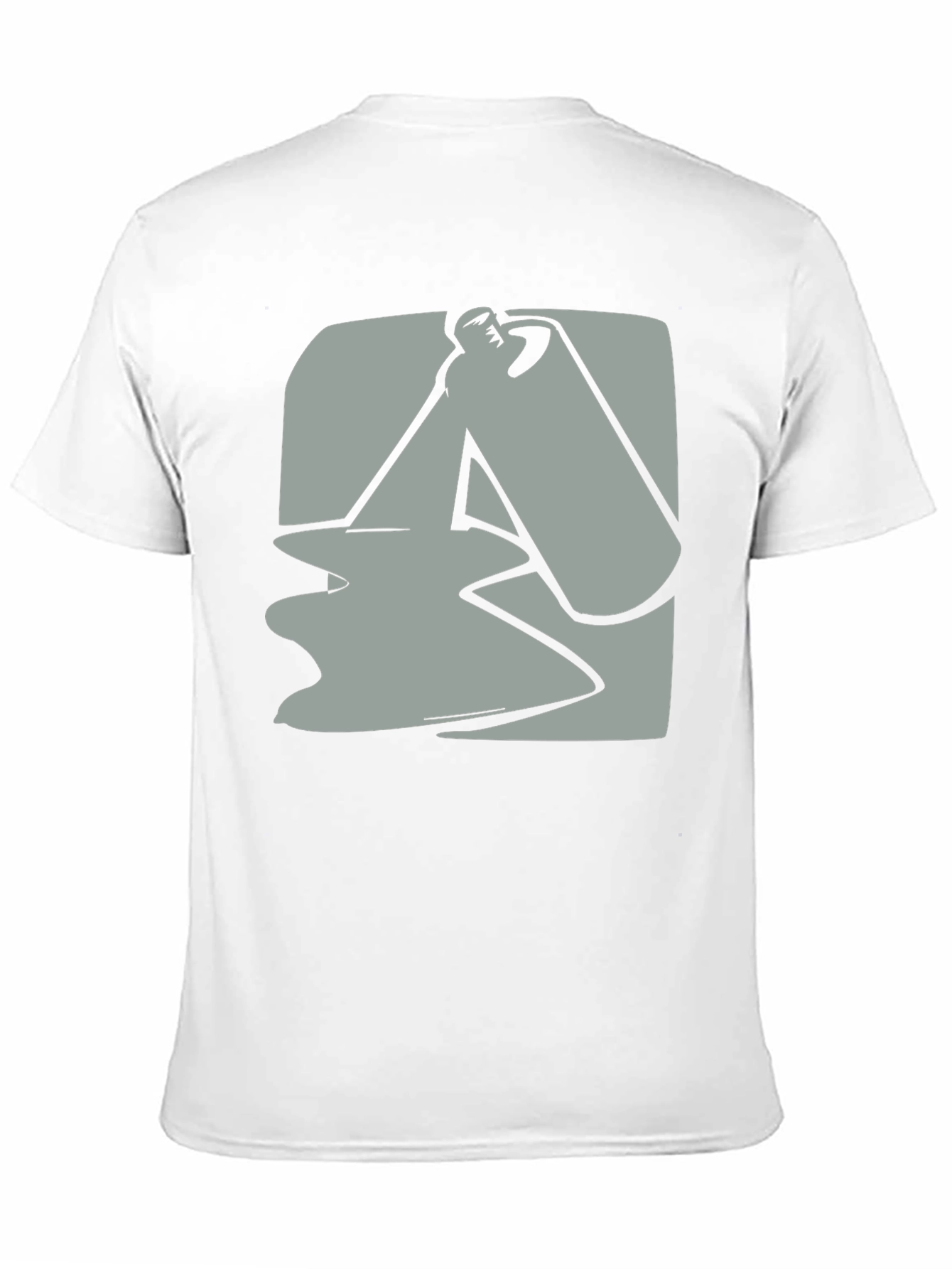Abstract Spray Paint Graphic Tee