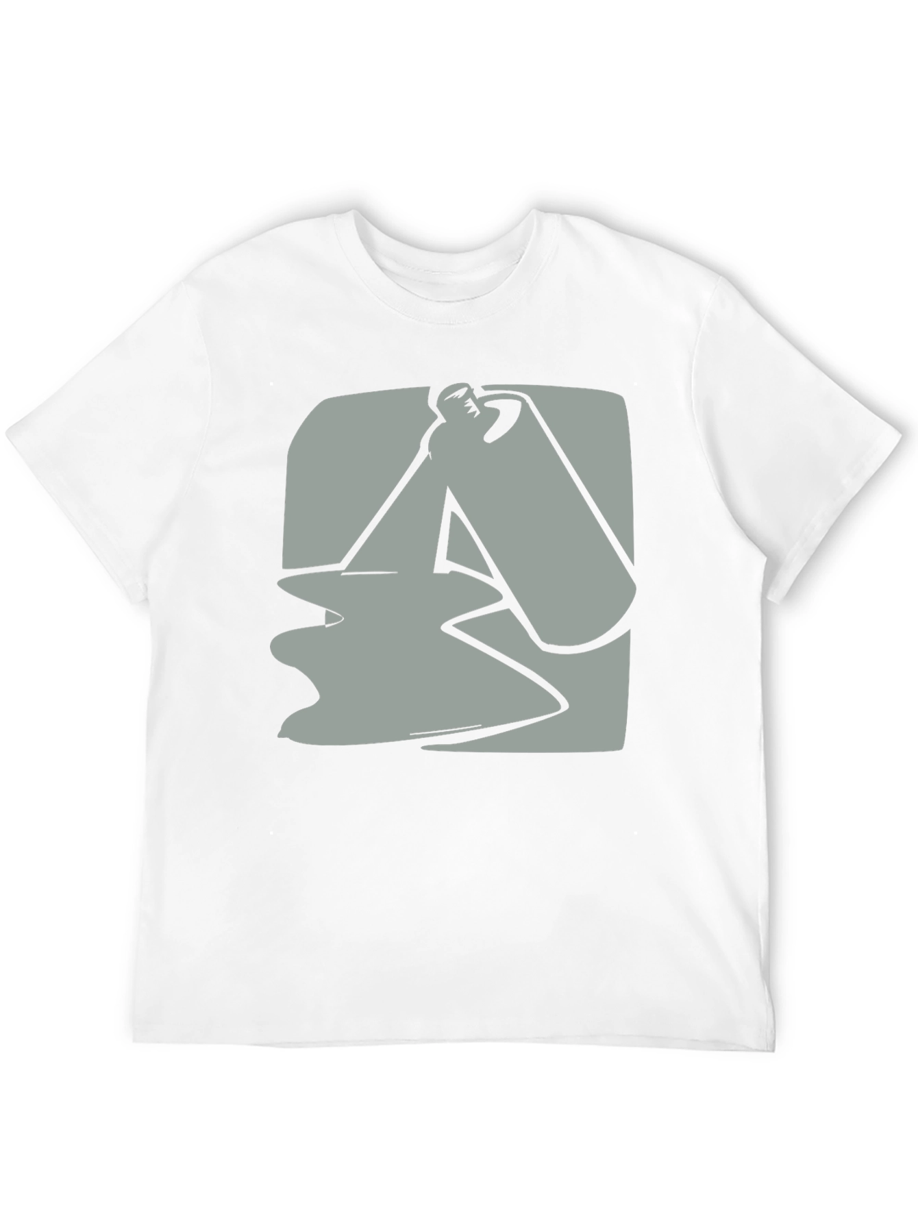 Abstract Spray Paint Graphic Tee