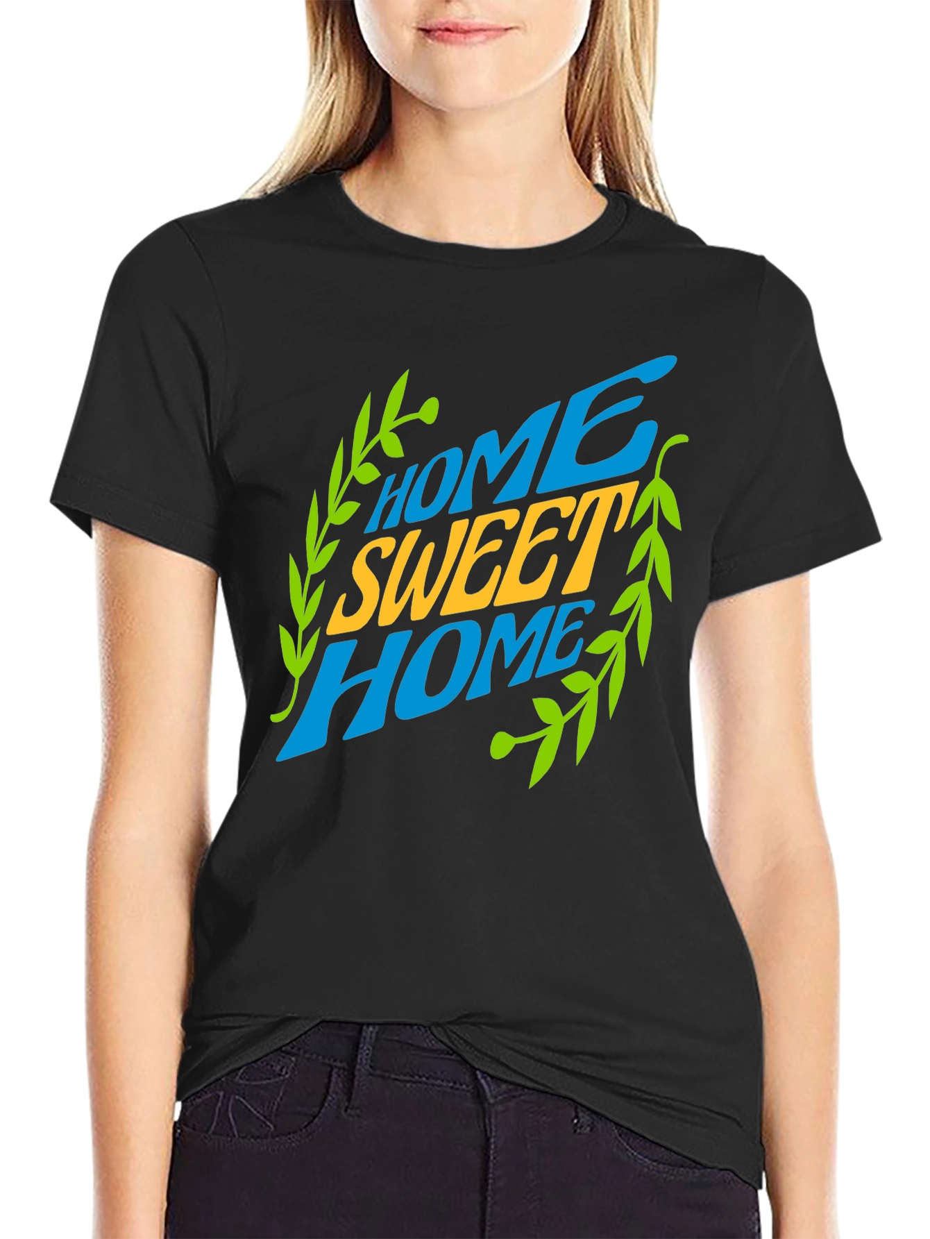 Home Sweet Home Black Tee