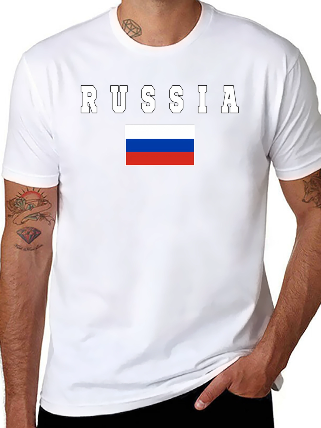 Russia Flag T-Shirt - Patriotic Pride