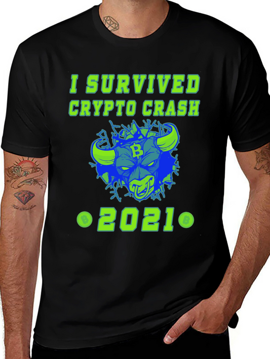 I Survived Crypto Crash 2021 Graphic Tee