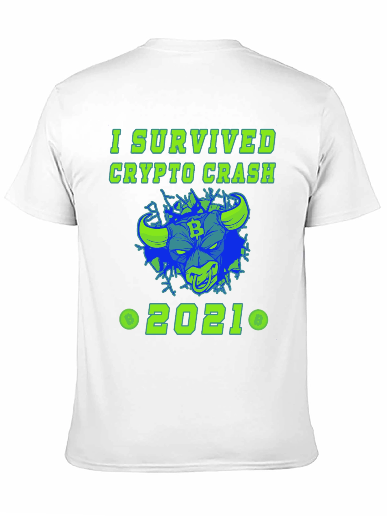 I Survived Crypto Crash 2021 Graphic Tee