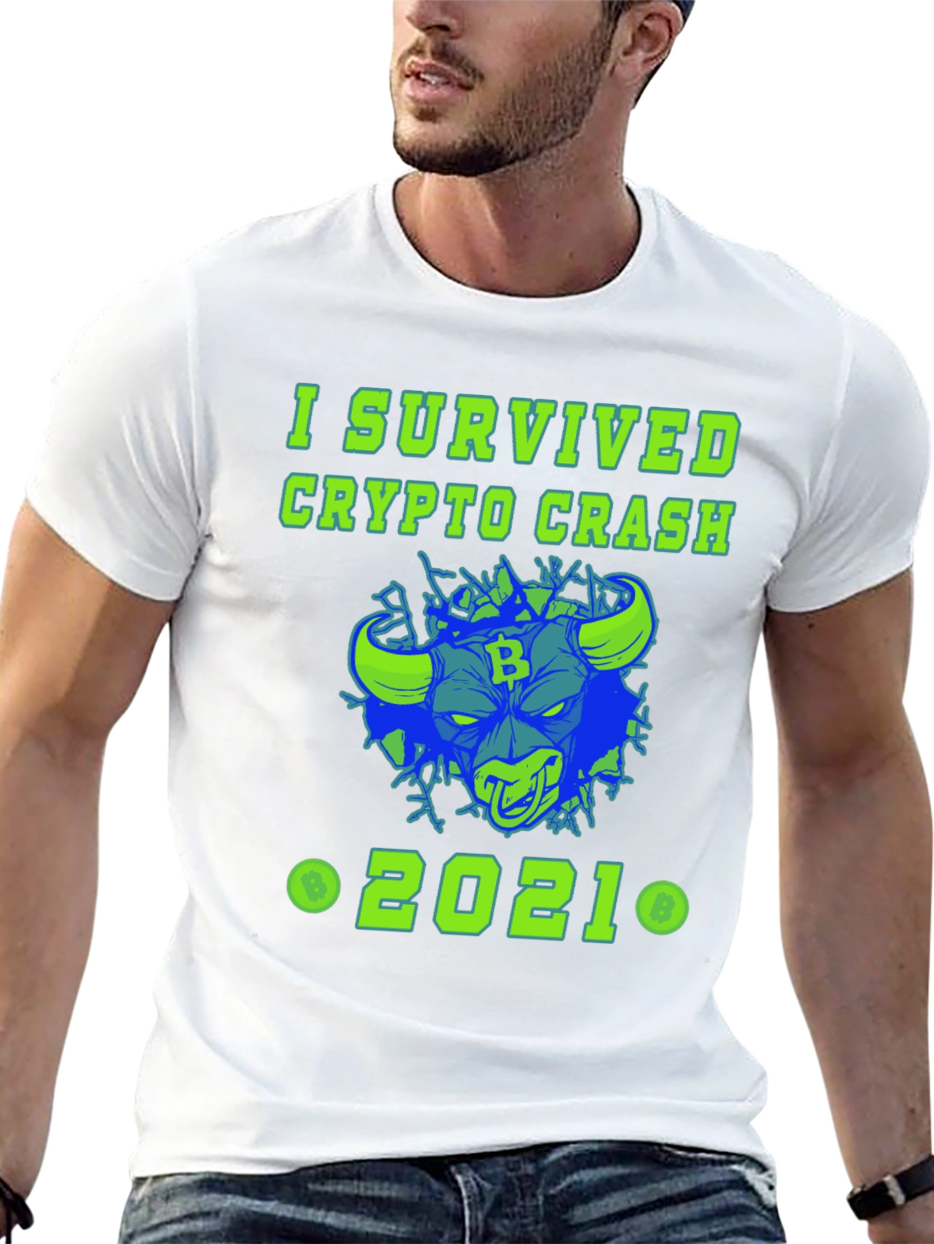 I Survived Crypto Crash 2021 Graphic Tee