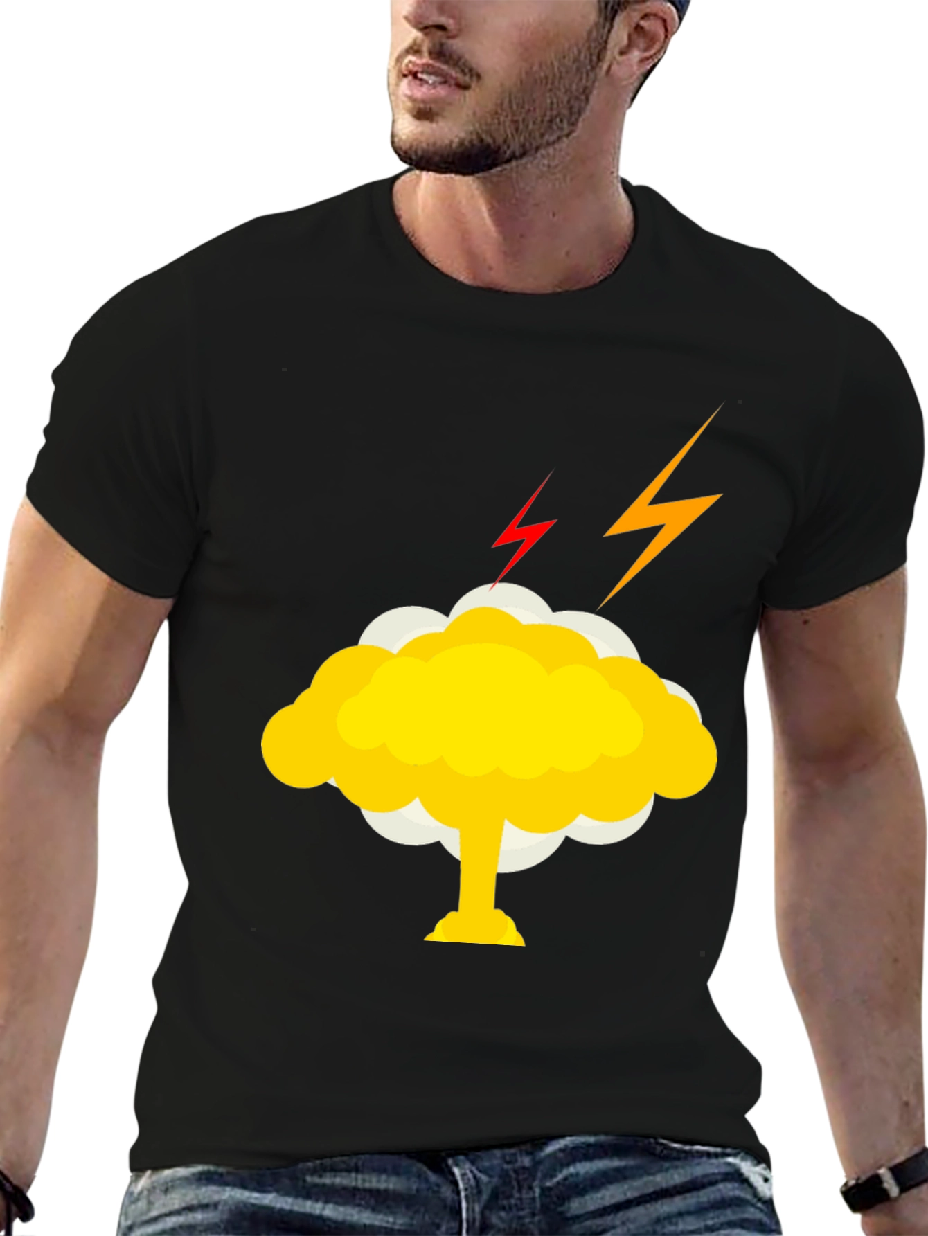 Atomic Thunder T-Shirt - Nuclear Graphic Tee