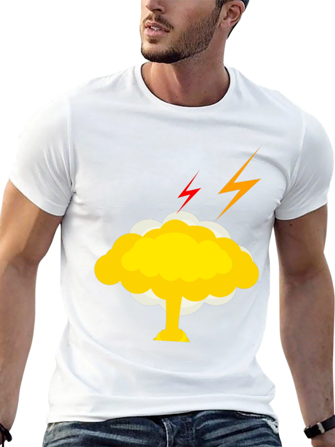Atomic Thunder T-Shirt - Nuclear Graphic Tee