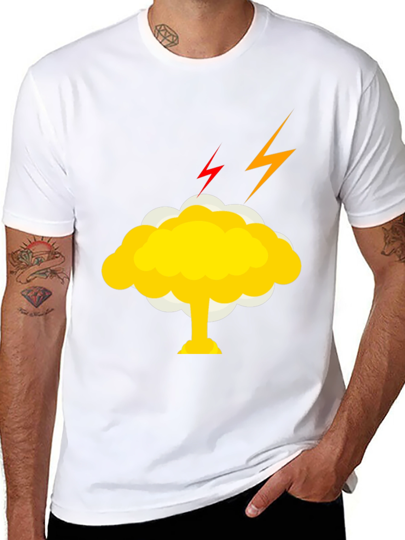 Atomic Thunder T-Shirt - Nuclear Graphic Tee