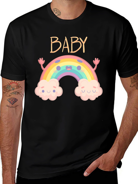 Baby Rainbow Graphic Tee - Cute & Comfy