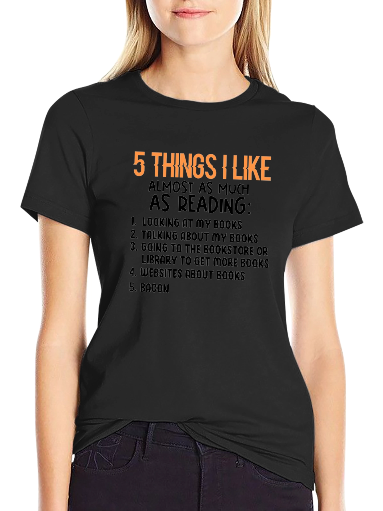 5 Things I Like Reading T-Shirt