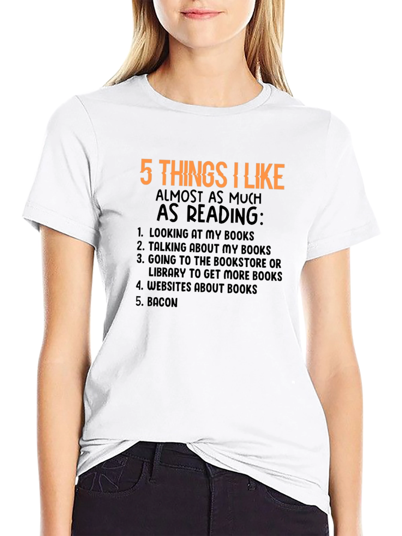 5 Things I Like Reading T-Shirt