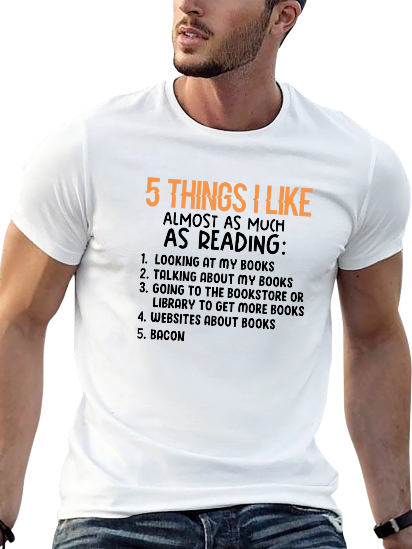 5 Things I Like Reading T-Shirt
