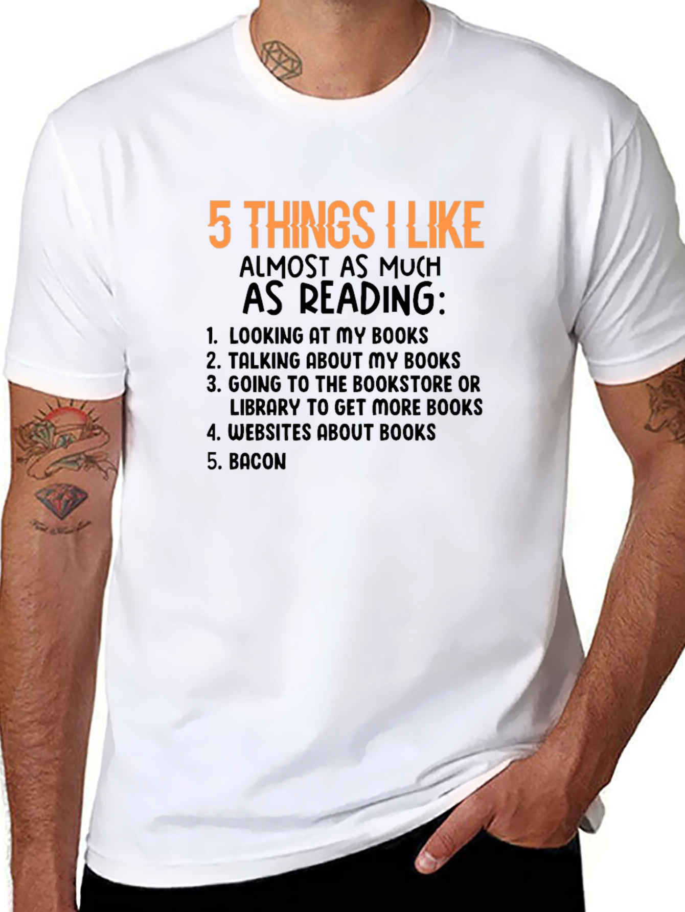 5 Things I Like Reading T-Shirt