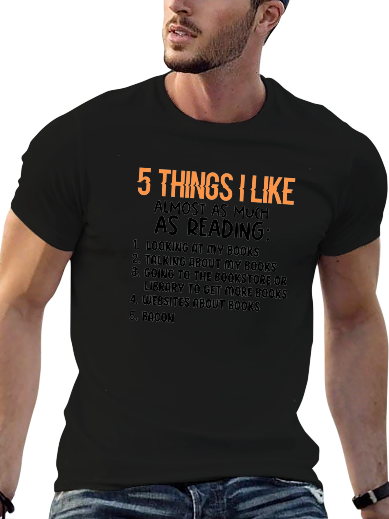 5 Things I Like Reading T-Shirt