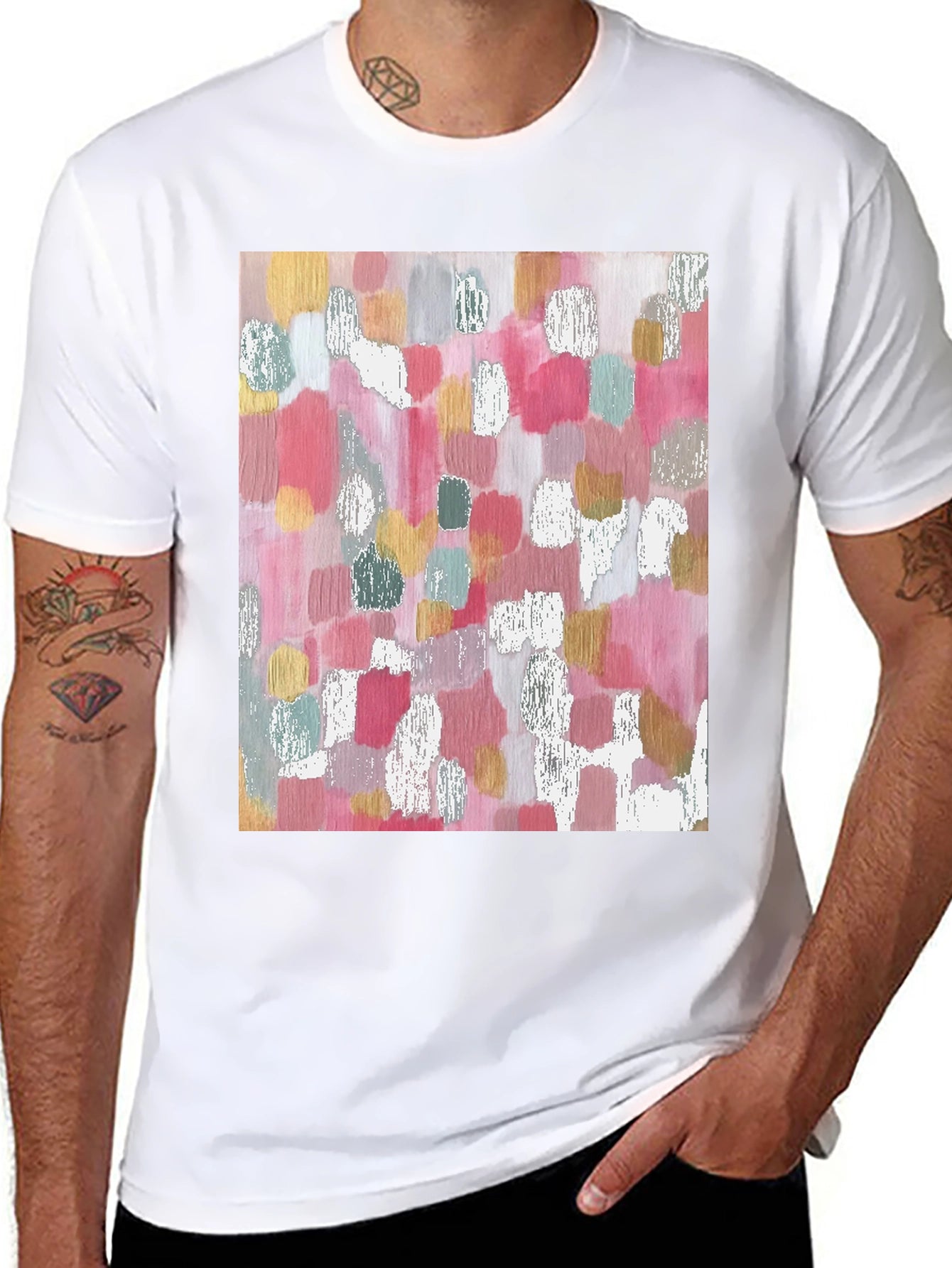 Abstract Brush Stroke T-Shirt