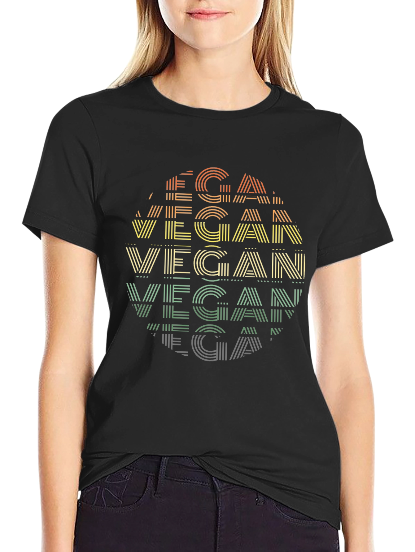 Retro Vegan Graphic Tee - Unisex