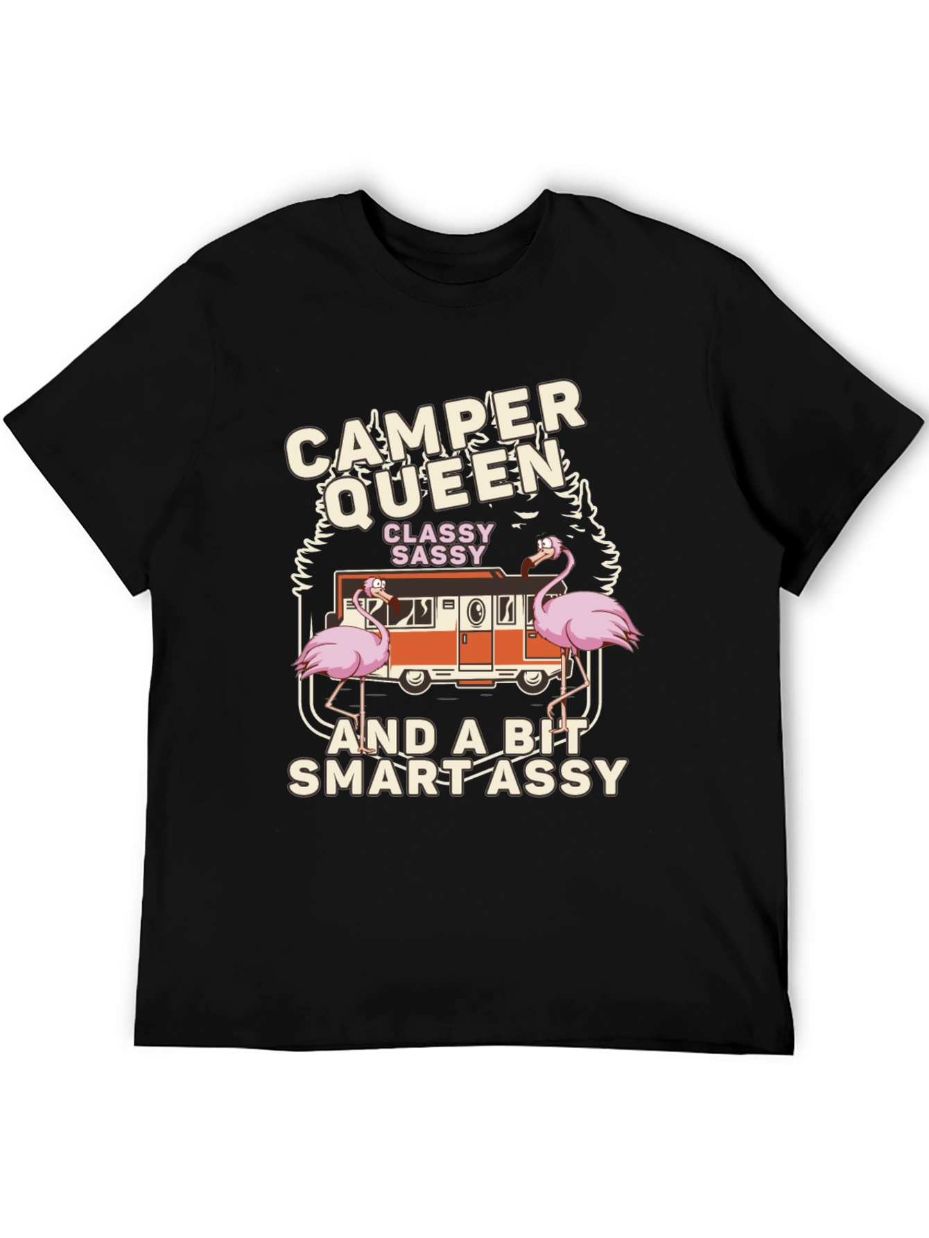 Camper Queen T-Shirt: Classy Sassy and Smart Assy