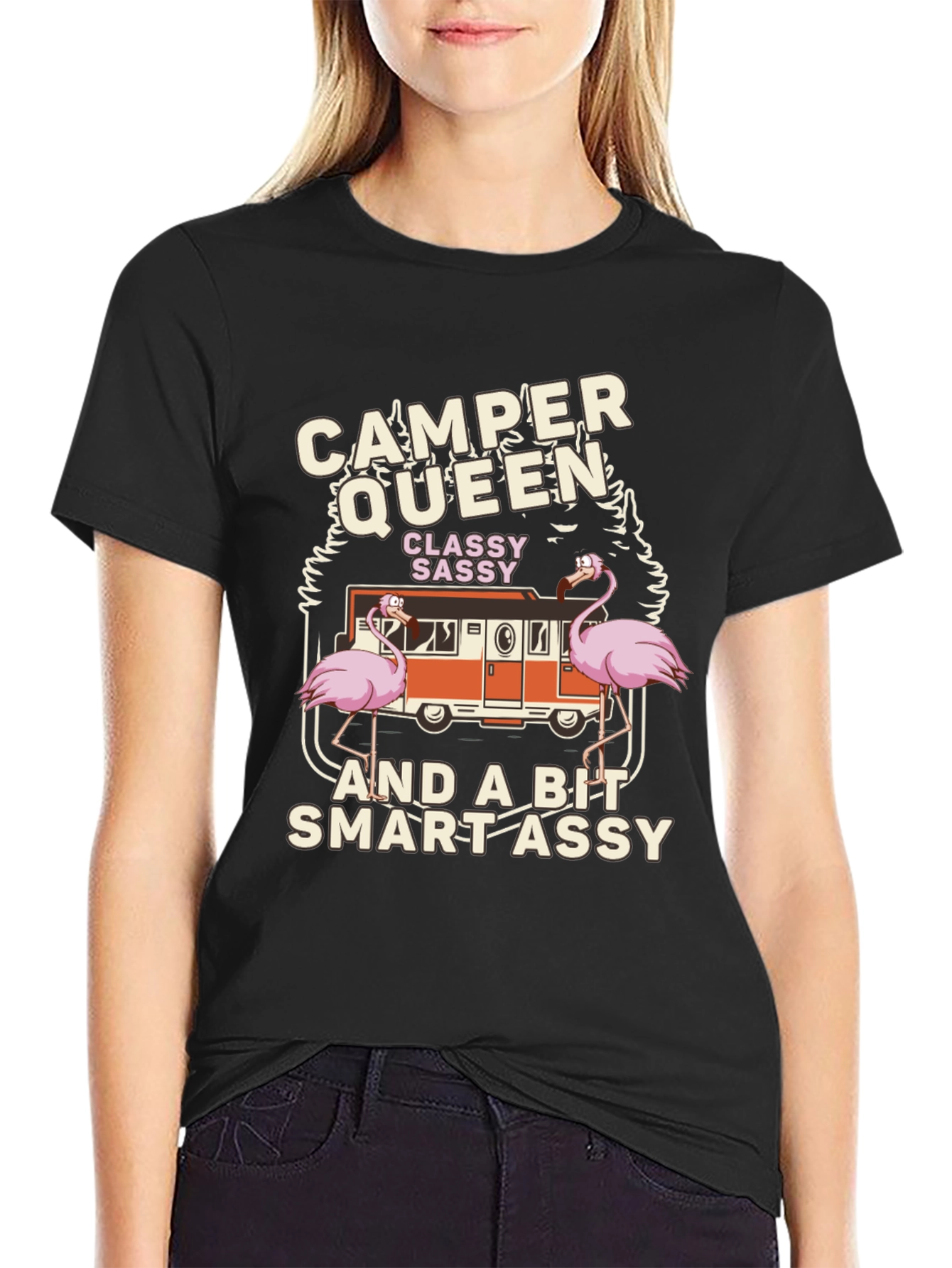 Camper Queen T-Shirt: Classy Sassy and Smart Assy