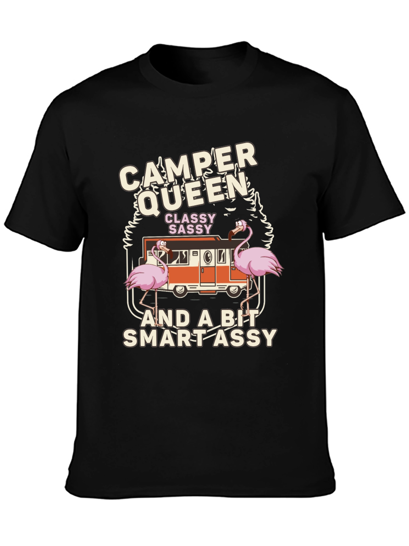 Camper Queen T-Shirt: Classy Sassy and Smart Assy