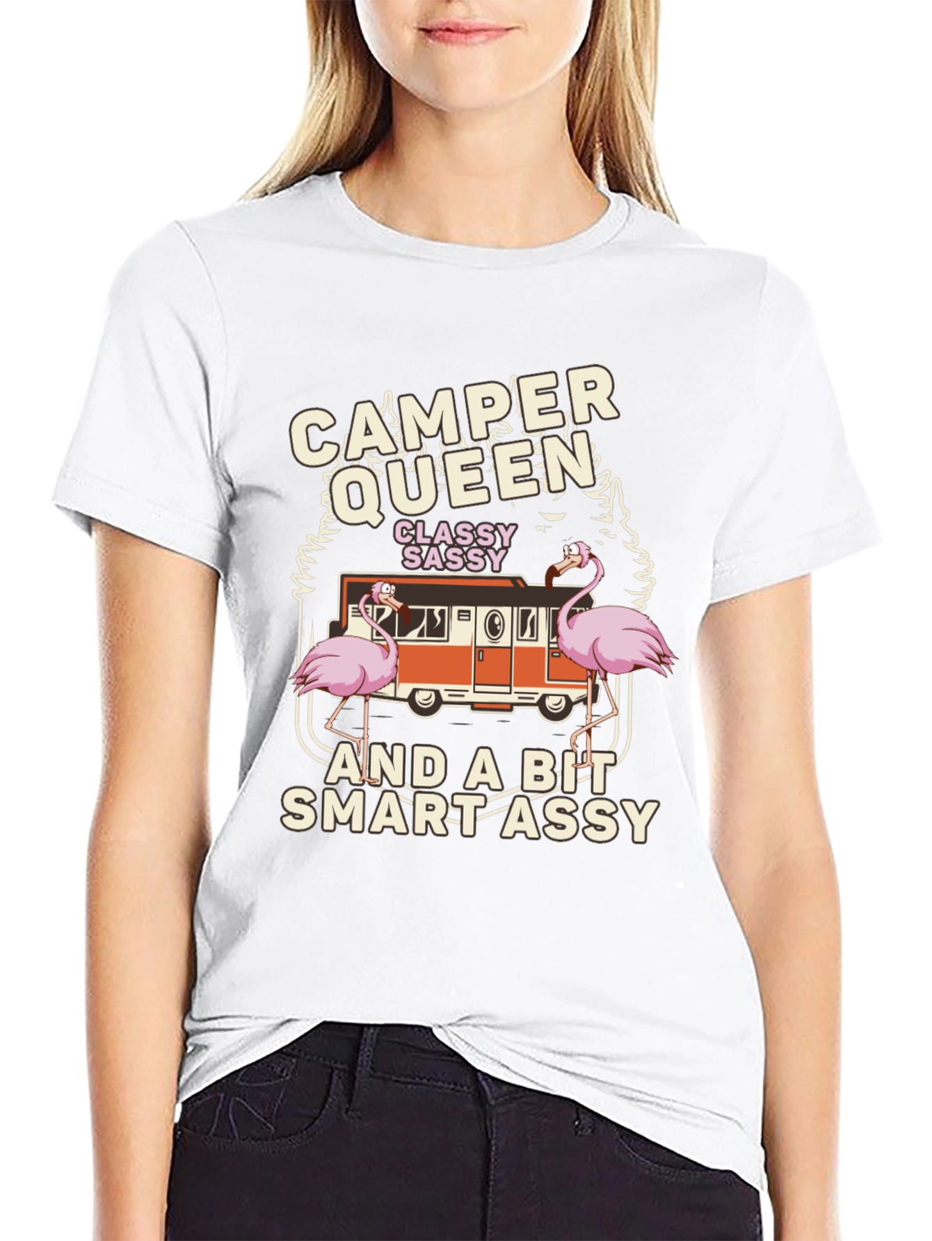 Camper Queen T-Shirt: Classy Sassy and Smart Assy