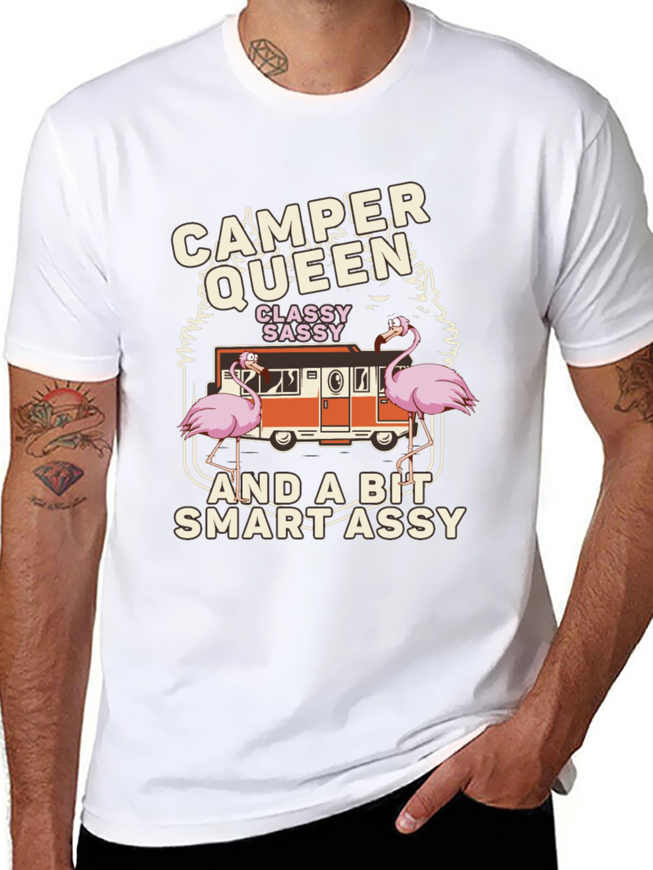 Camper Queen T-Shirt: Classy Sassy and Smart Assy