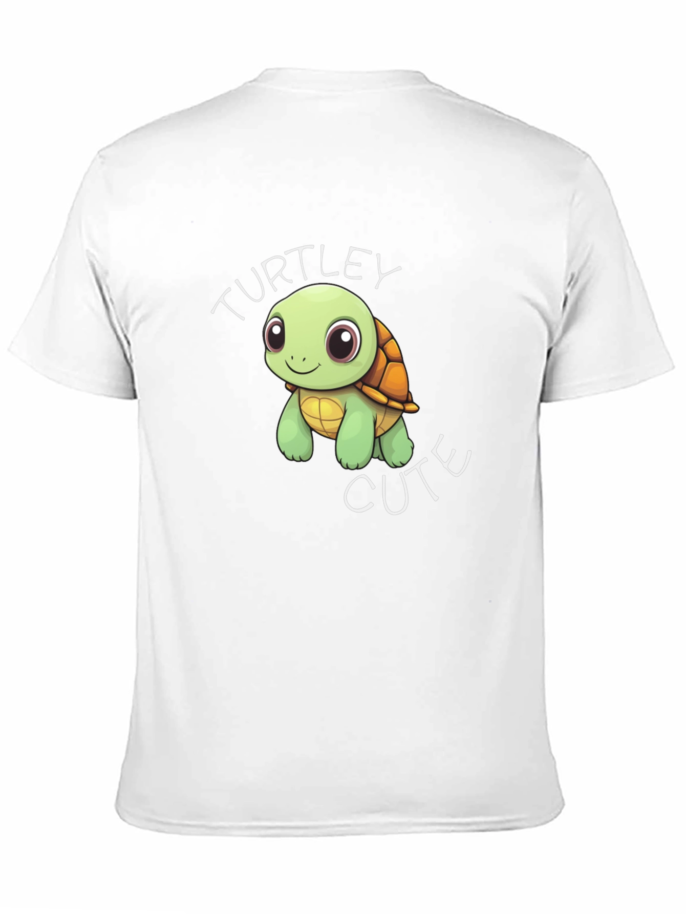 Turtley Cute Graphic T-Shirt - Black