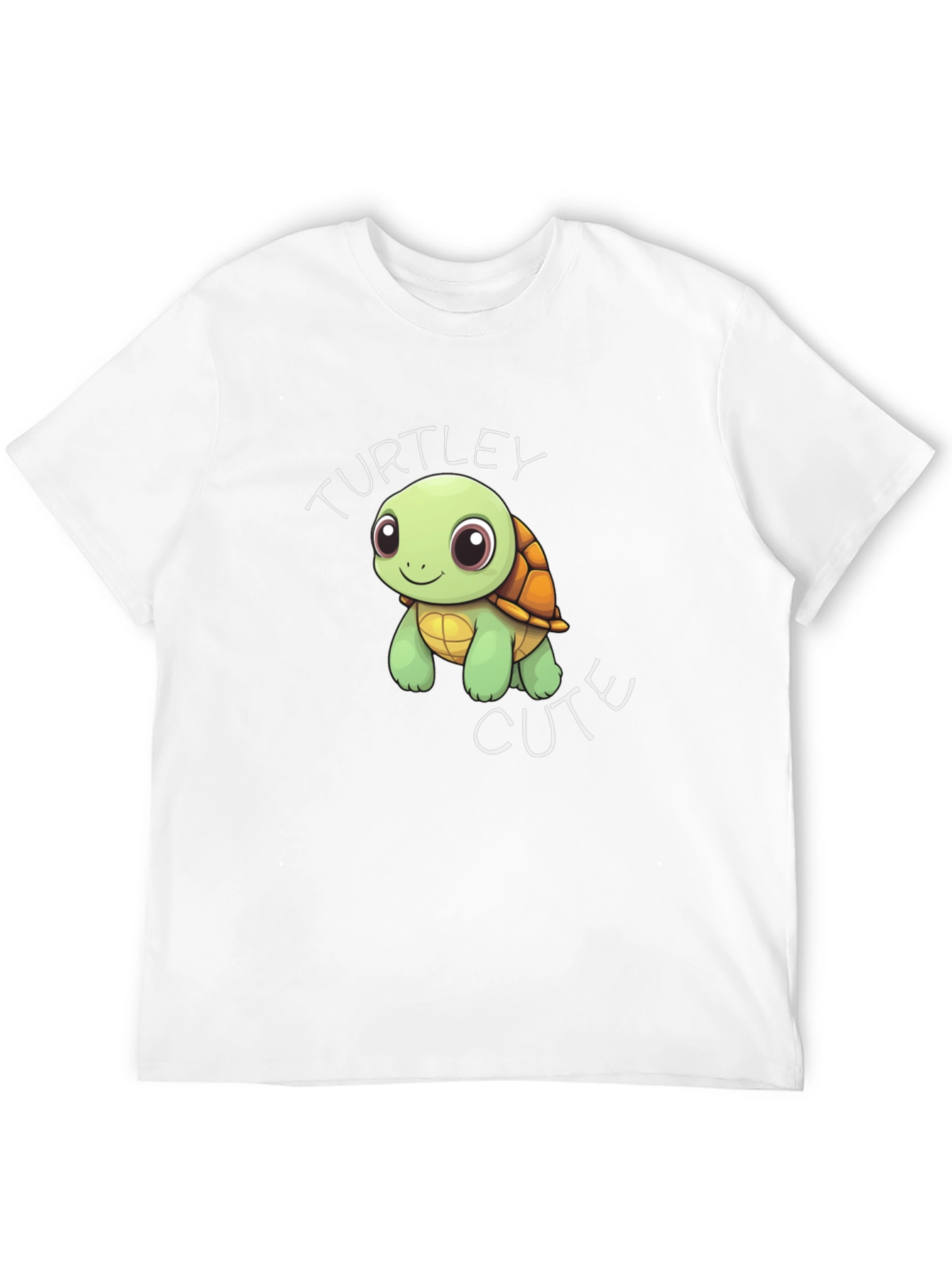 Turtley Cute Graphic T-Shirt - Black