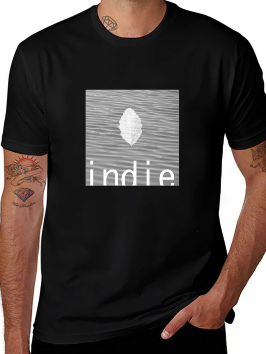 Indie Vibes Black Graphic Tee