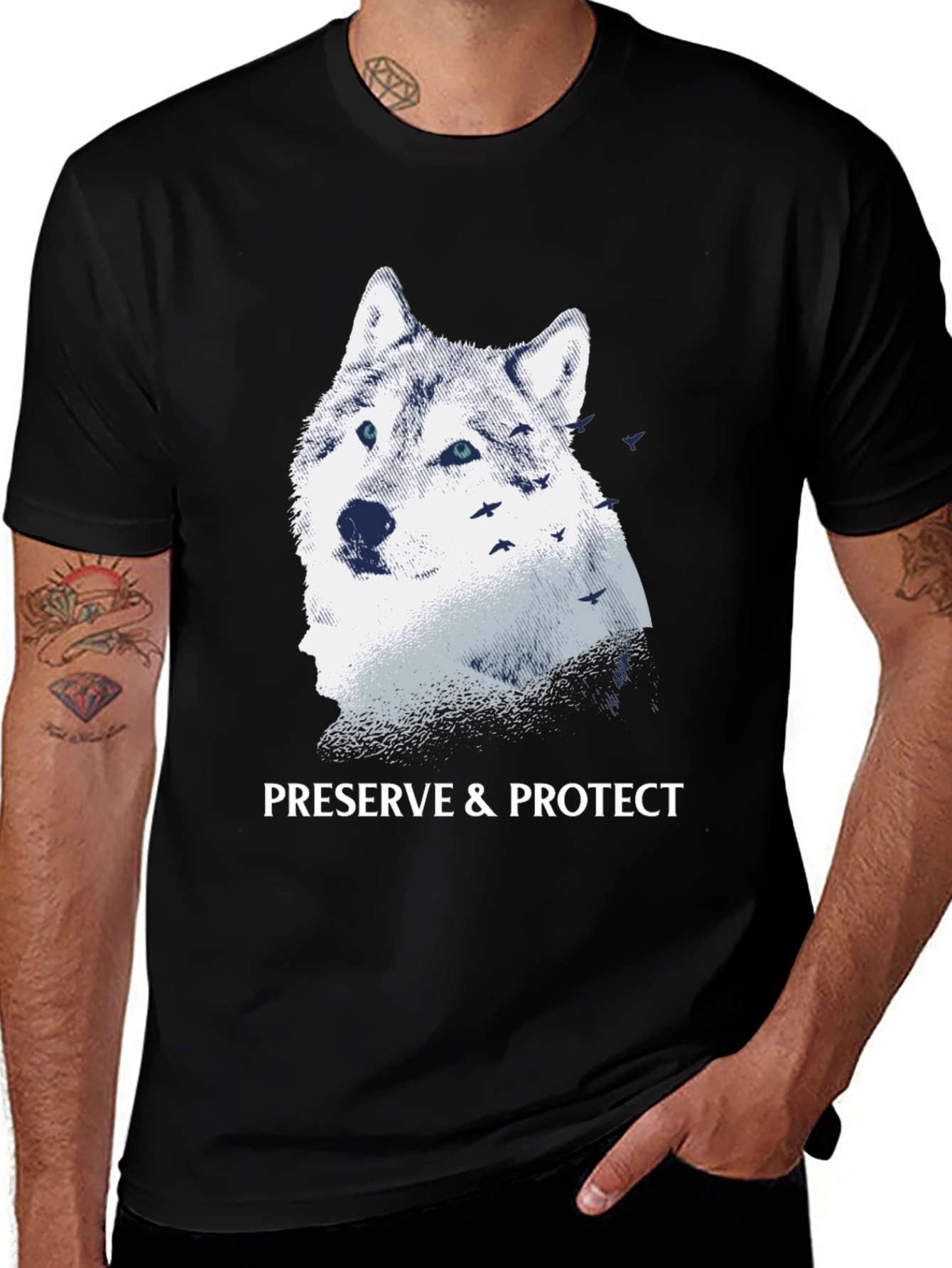 Wolf Preserve & Protect Graphic Tee