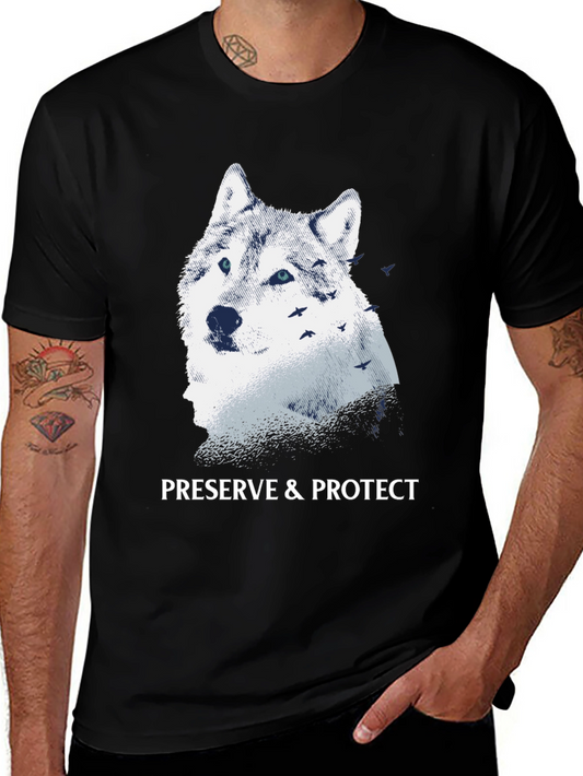 Wolf Preserve & Protect Graphic Tee