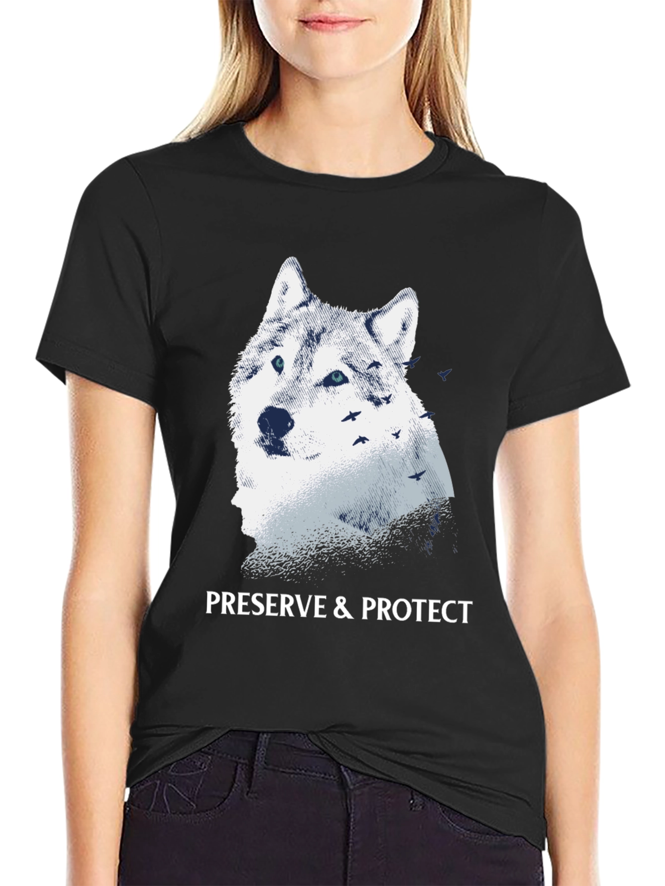 Wolf Preserve & Protect Graphic Tee