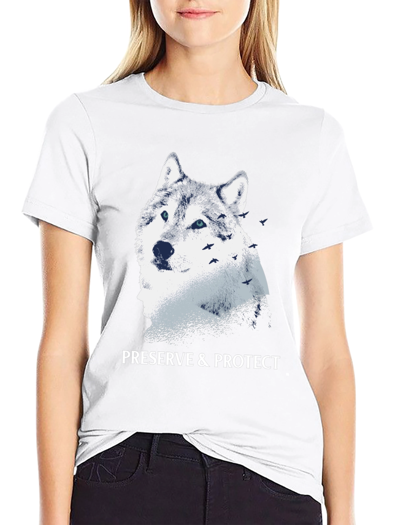 Wolf Preserve & Protect Graphic Tee