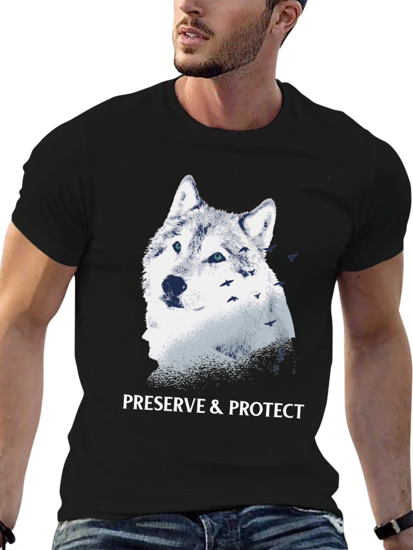 Wolf Preserve & Protect Graphic Tee