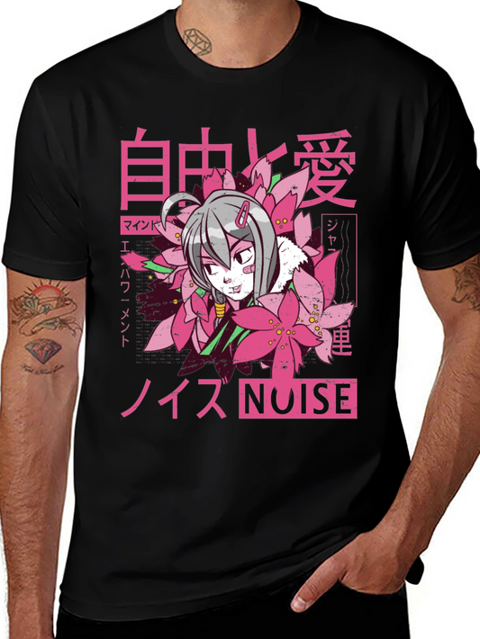 Anime Graphic Tee - Noise