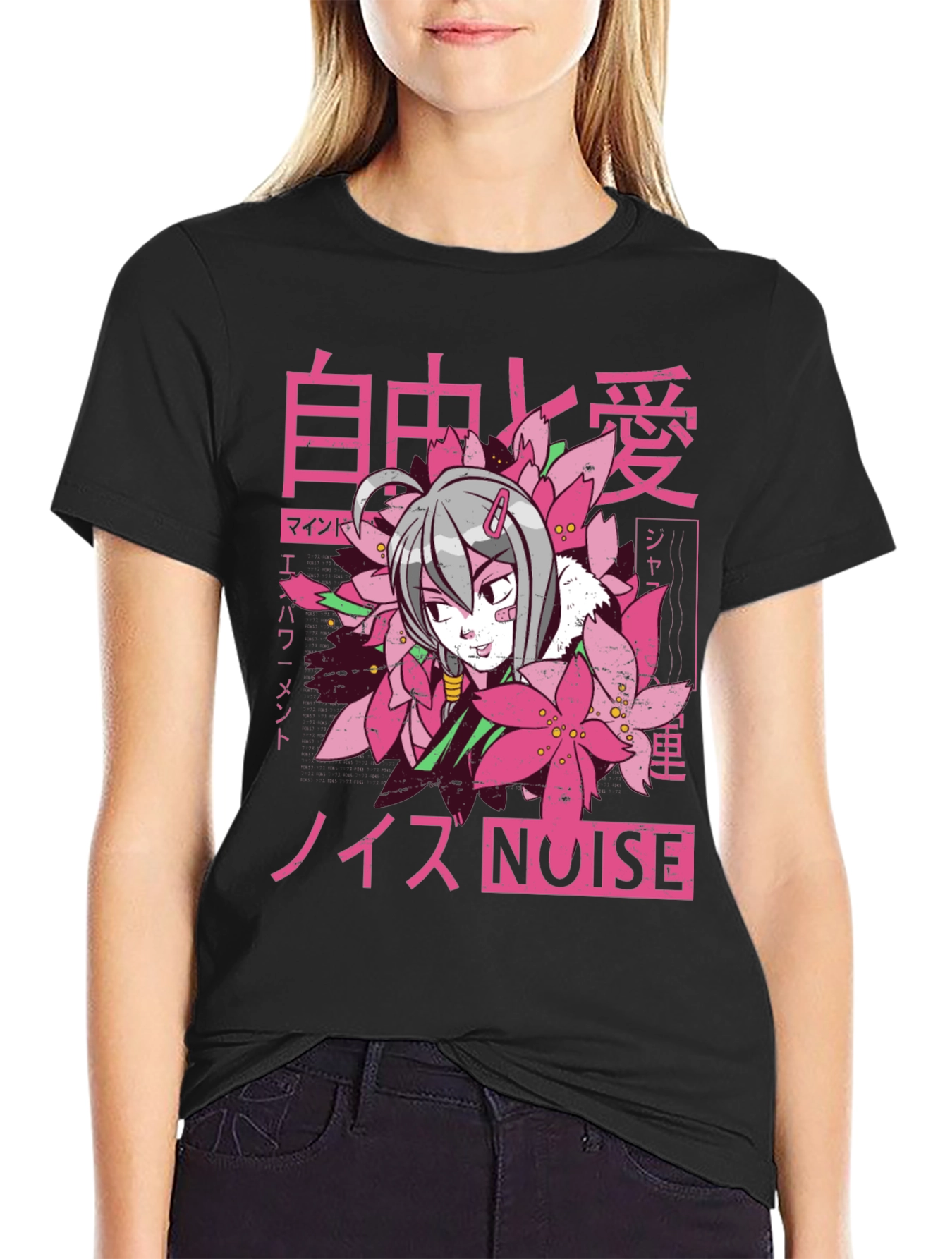 Anime Graphic Tee - Noise