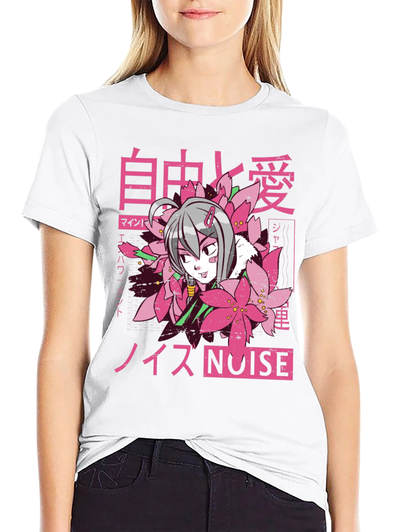Anime Graphic Tee - Noise