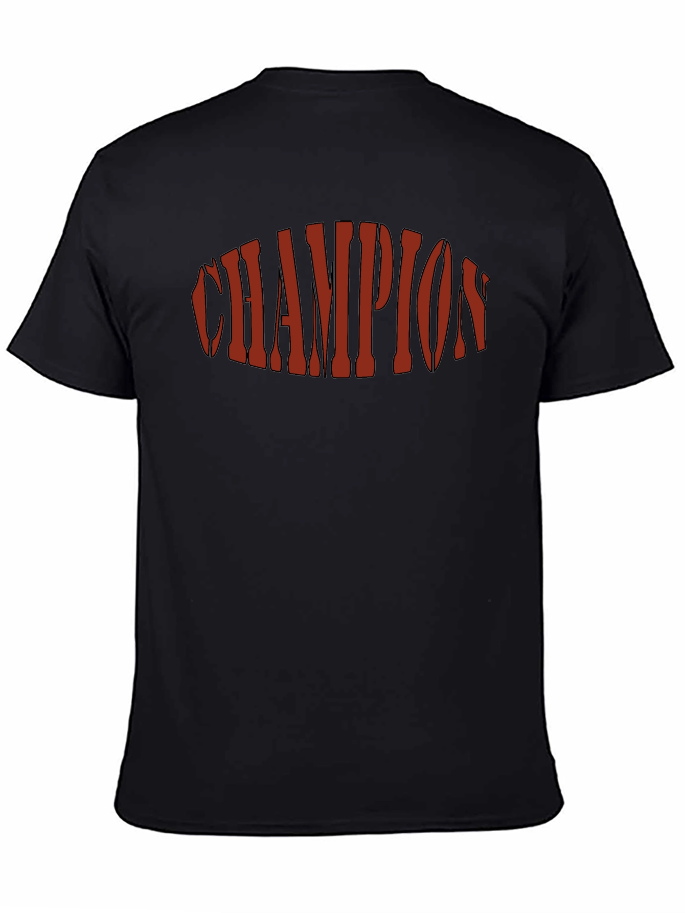 Champion Graphic Print Black T-Shirt